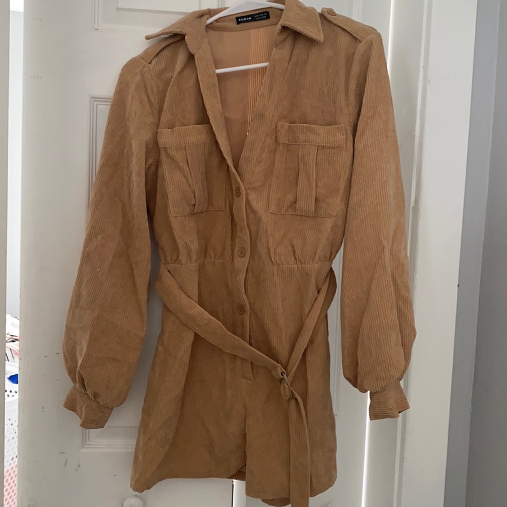 SHEIN Corduroy Romper